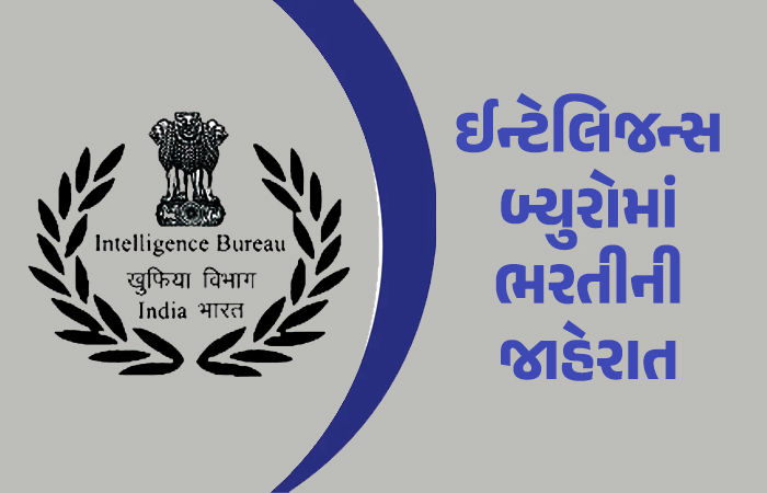 IB Recruitment 2023: ઈન્ટેલિજન્સ બ્યુરોમાં ભરતીની જાહેરાત, આ દિવસથી કરી શકશો અરજી