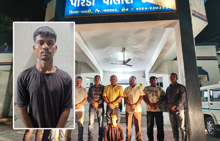 વલસાડના પારડીમાં શાકભાજીની આડમાં થતી ગાંજાની ખેતી ઝડપાઈ, શ્રમિકની ધરપકડ, જમીન માલિક વોન્ટેડ