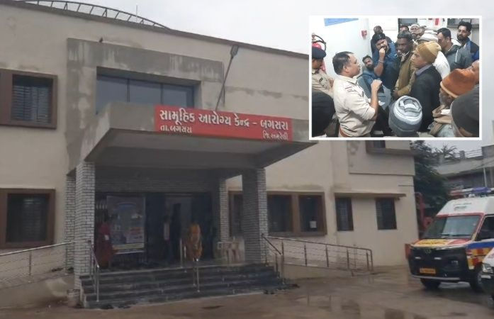 અમરેલીના નાના મુંજયાસરમાં ગમખ્વાર અકસ્માત, બેકાબૂ કાર રોડ નીચે ઉતરી જતાં મહિલાનું મોત