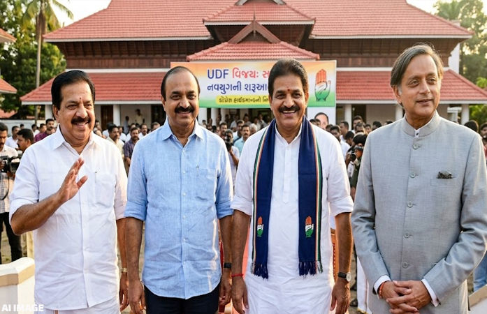 કયા કોંગ્રેસ નેતાને મળશે કેરલમનો તાજ? થરૂર અને કે.સી. વેણુગોપાલના નામ રેસમાં આગળ