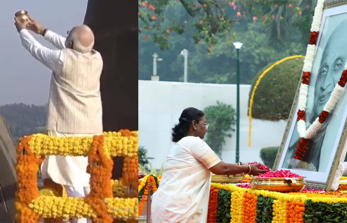 Prez, PM remember Sardar Patel on his birth anniversary