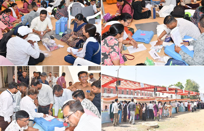 વડોદરા શહેર-જિલ્લામાં કાલે મતદાન માટે 34 સ્થળોએથી ઈવીએમ ફાળવણી અને રવાનગી