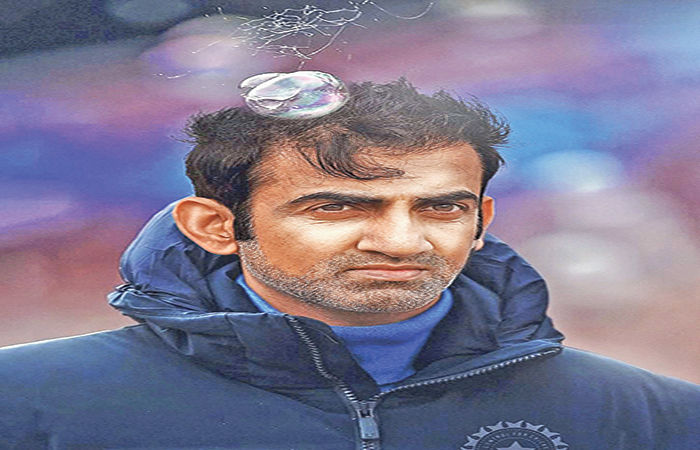 ગરવ કિયો સો ''ગંભીર''હાર્યો!                                  .