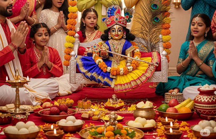 'નંદ ઘેર આનંદ ભયો...' : આજે જન્માષ્ટમી, ભગવાન કૃષ્ણનો 5252મો જન્મોત્સવ ઉજવાશે