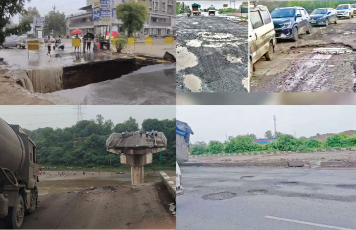 Gujarat govt summons councillors to Gandhinagar amid public outrage over roads, bridges