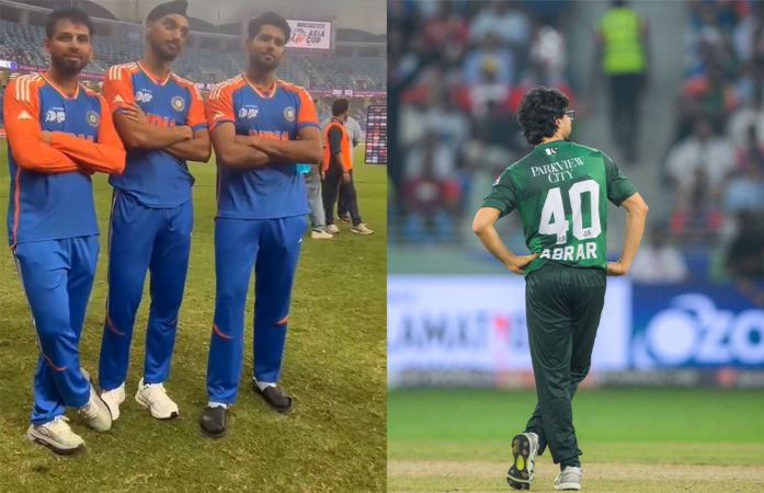 VIDEO : ટીમ ઈન્ડિયાના ખેલાડીઓએ પાકિસ્તાની બોલરને કર્યો ટ્રોલ, એક્શનની કરી નકલ