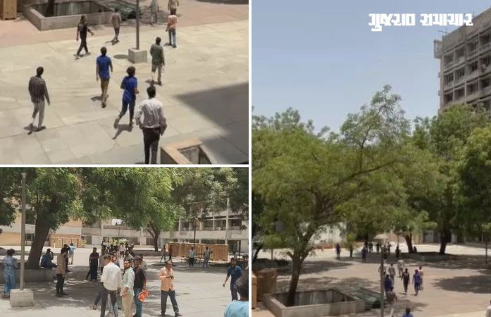 ગાંધીનગર: સચિવાલયમાં શોર્ટ સર્કિટથી ધડાકો: 4 કર્મચારી દાઝ્યા, વીજળી ગુલ થતાં અફરાતફરી