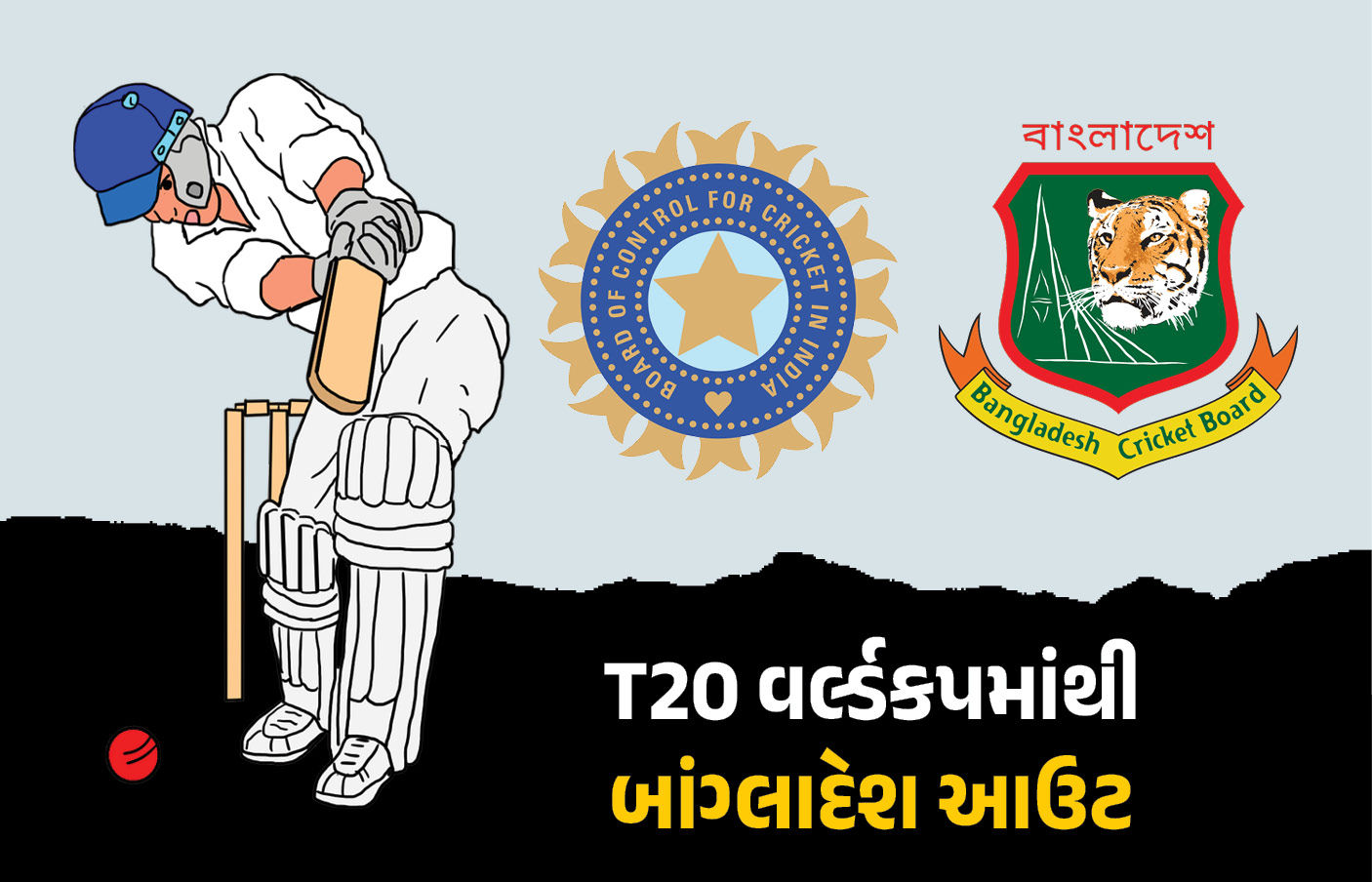 બાંગ્લાદેશે T20 વર્લ્ડકપનો બહિષ્કાર કરતાં ખળભળાટ, ICCએ ભારતમાં રમવાની શરત મૂકી હતી