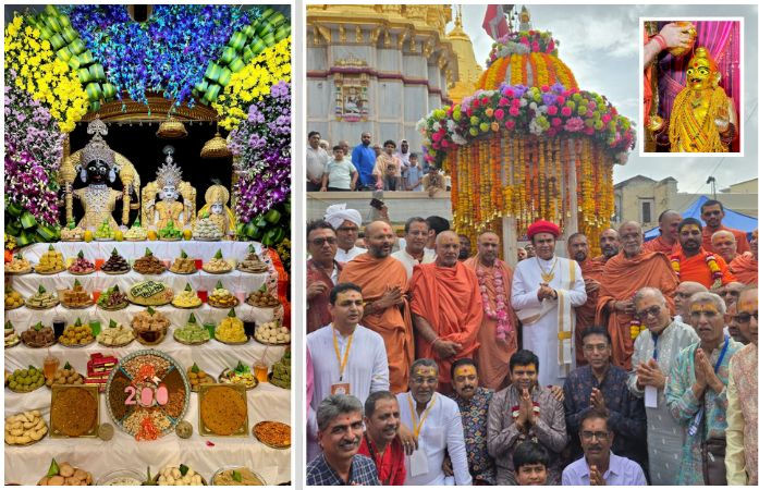વડતાલમાં યોજાયો પાટોત્સવ, 201 વર્ષ પહેલા મંદિરમાં શ્રી હરિએ કરી હતી આદિદેવોની સ્થાપના