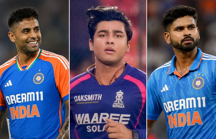 T20 માટે ટીમ ઇન્ડિયાની જાહેરાત: શ્રેયસ અય્યર કૅપ્ટન, વૈભવ સૂર્યવંશીની એન્ટ્રી, સૂર્યકુમાર યાદવ આઉટ
