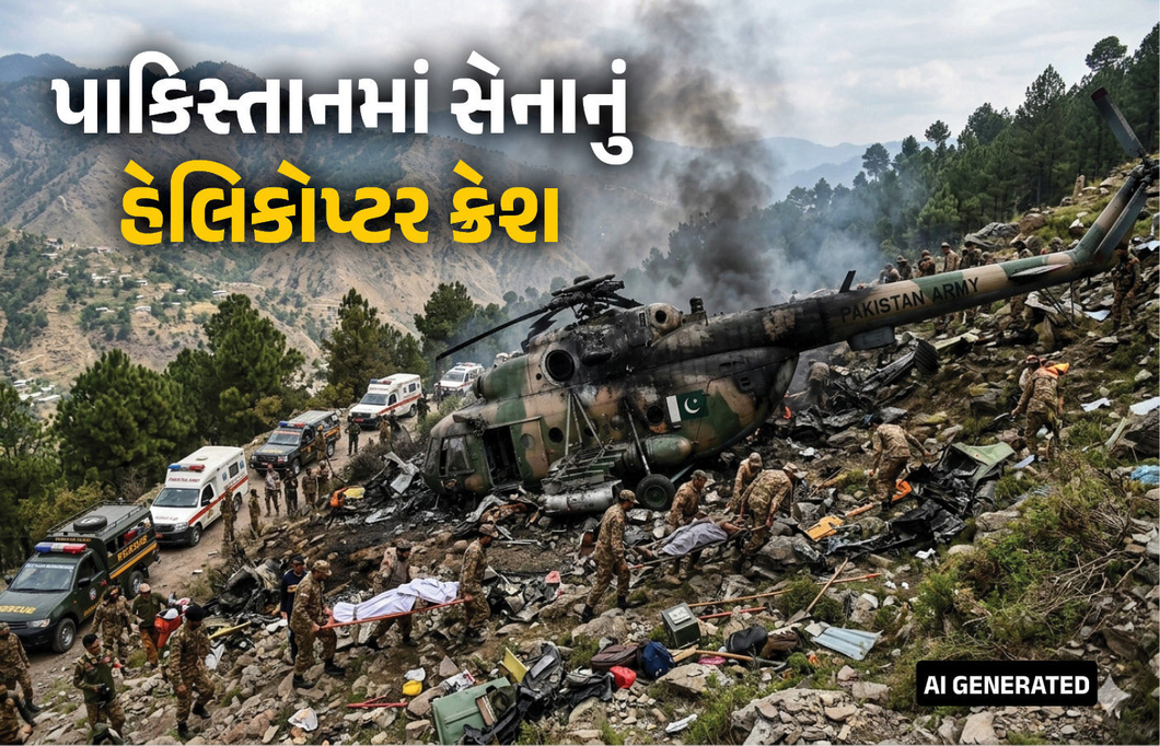 VIDEO : PoKમાં પાકિસ્તાની સેનાનું Mi-17 હેલિકોપ્ટર ક્રેશ, 21ના મોત