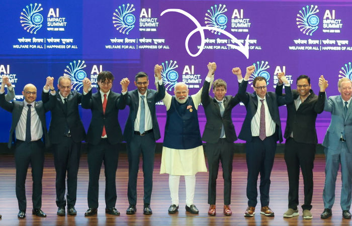 PM મોદીની હાજરીમાં બે ટેક દિગ્ગજો વચ્ચેનો અણબનાવ ઉઘાડો પડ્યો, એકબીજાનો હાથ પણ ન પકડ્યો