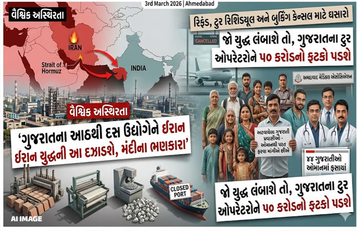કાપડથી લઈને કેમિકલ સુધી 'રેડ ઍલર્ટ': ઈઝરાયલ-ઈરાન સંઘર્ષમાં ગુજરાતની આયાત-નિકાસ ડામાડોળ