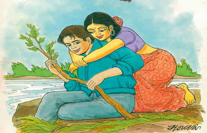 તારા જેવી એક તો, બતાવ આખા શહેરમાં ! હું તો ડૂબી ગયો છું તારા, નશીલા નેણમાં !!