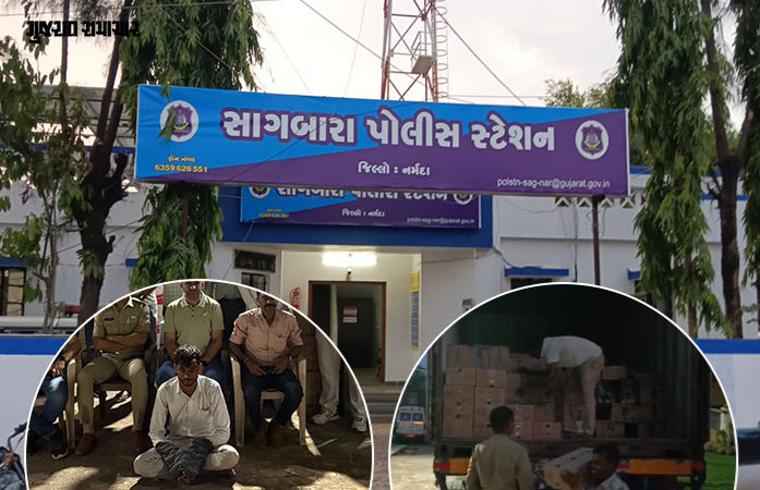 મહારાષ્ટ્રથી ગુજરાત ઘૂસાડાતો દારૂનો જથ્થો ઝડપાયો, સાંસદ મનસુખ વસાવાના પ્રહાર બાદ નર્મદા પોલીસ જાગી?