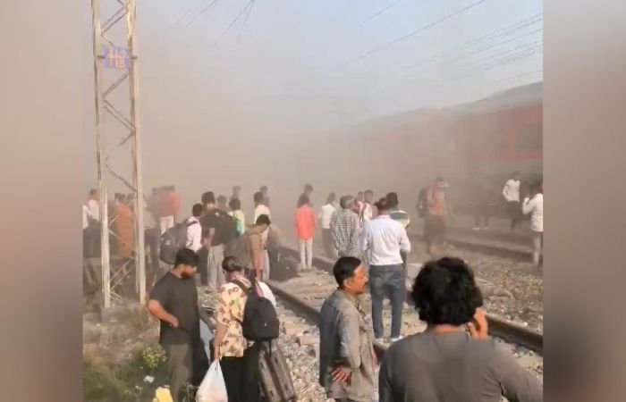 Timely intervention averts tragedy as fire breaks out at Amritsar-Saharsa Express train