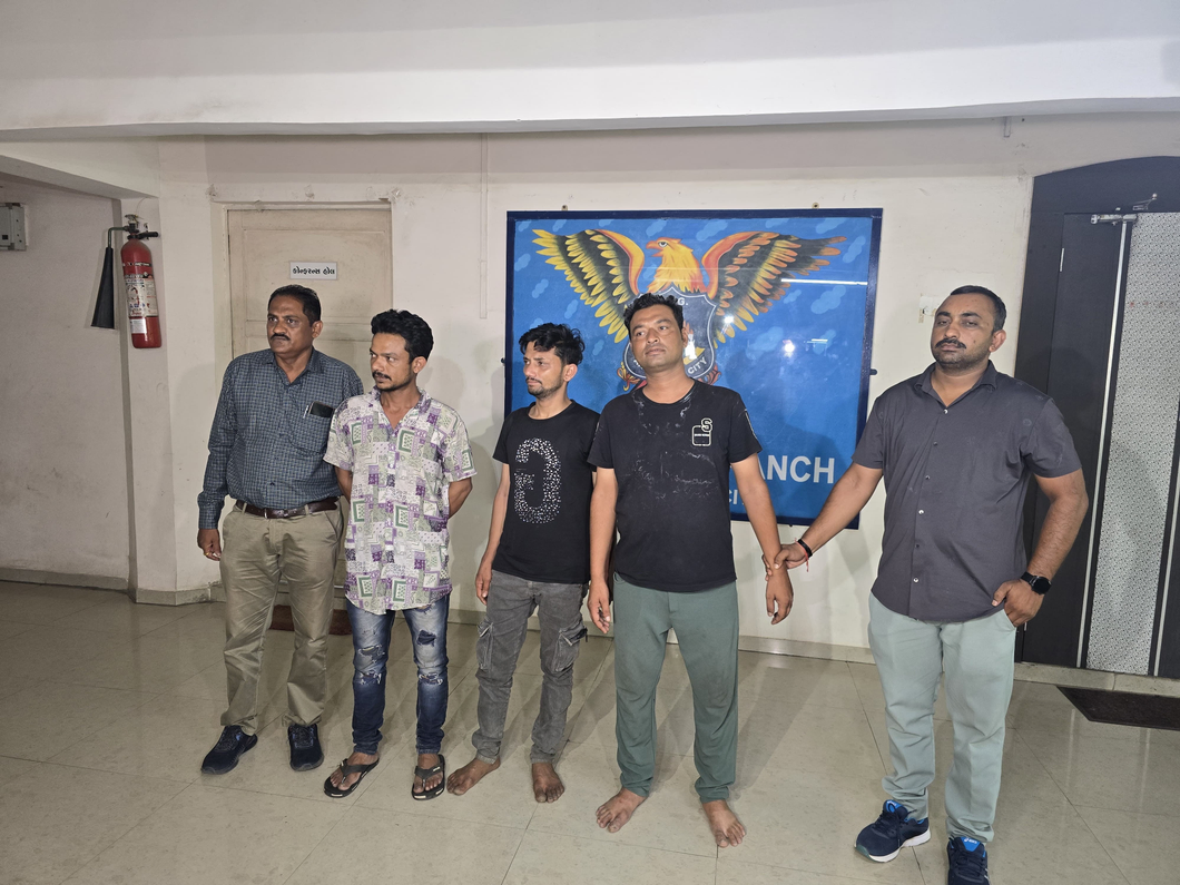 SOG crime branch arrests three with mephedrone worth nearly ₹11 Lakh