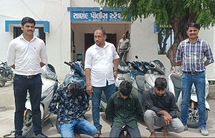 અમદાવાદમાં દ્વિચક્રી વાહન ચોરીનો પર્દાફાશ: 17 ટુ વ્હીલર સાથે 3 ઝડપાયા, જાણો કેવી રીતે પાર પાડ્યો ખેલ