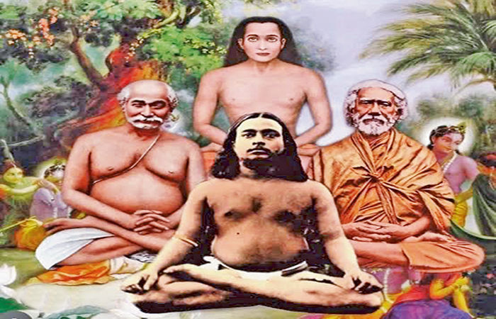 પરમહંસ યોગાનંદે ક્રિયા યોગનો પ્રસાર કર્યો                         .