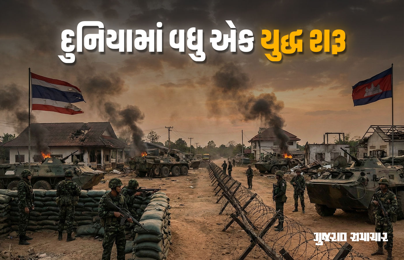 દુનિયામાં વધુ એક યુદ્ધ, થાઈલેન્ડ-કમ્બોડિયાના એકબીજા પર હુમલા, યુદ્ધમાં ટ્રમ્પે ઝંપલાવ્યું