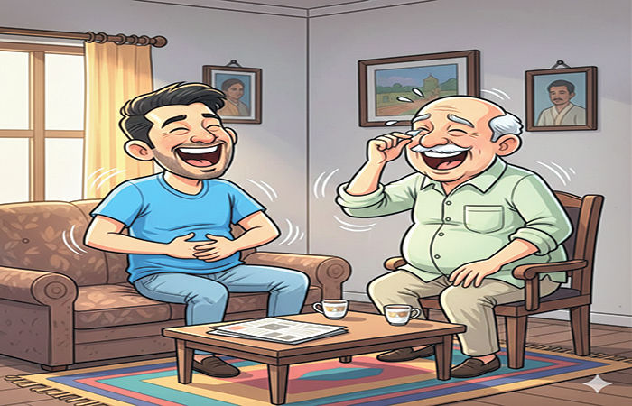 કોઈ ટેસથી હસે, કોઈ ગેસથી હસે