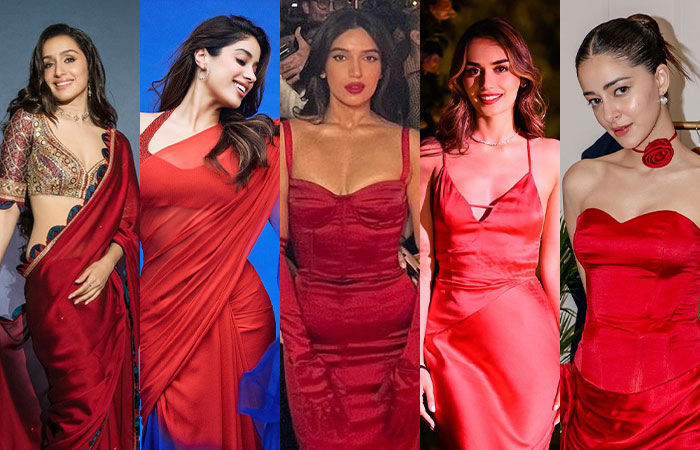 B-town divas Shraddha, Janhvi, Manushi, and Ananya painting the town red