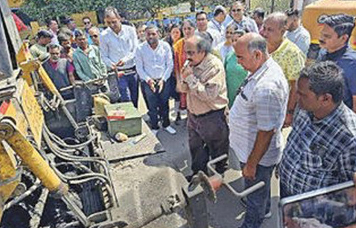 Newly built roads worth ₹3 crore deteriorate within months in Gujarat’s Nadiad