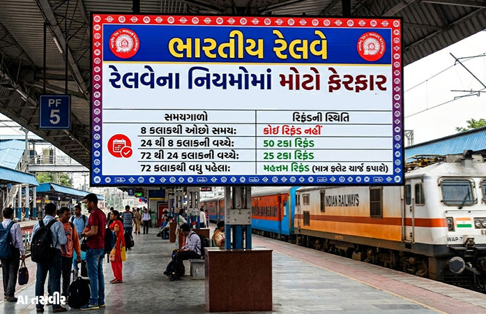 8 કલાક પહેલા ટિકિટ રદ કરવા પર નહીં મળે રિફંડ... ભારતીય રેલવેએ બદલ્યા કેન્સલેશન્સના નિયમો