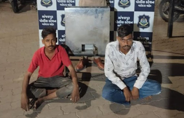 વડોદરાના મંદિરોમાં ત્રાટકી દાનપેટીની ચોરી કરનાર ટોળકીના બે સાગરિતો પોલીસ ઝબ્બે