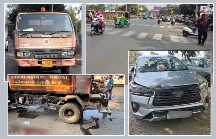 વડોદરામાં કાળમુખા વાહનોએ 3નો ભોગ લીધો: કારેલીબાગ-માણેજામાં 2 માસૂમના મોત, ગોત્રીમાં હિટ એન્ડ રનમાં મહિલાનું મોત