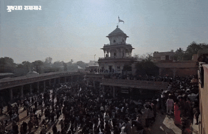 નડિયાદ: સંતરામ મંદિરમાં પોષી પૂનમની ભવ્ય ઉજવણી, લાખો ભક્તોએ માનતા પૂરી કરવા બોર ઉછાળ્યા
