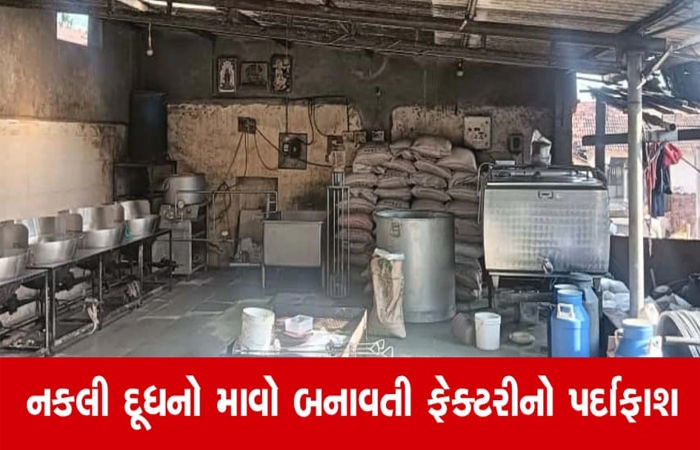સિહોરના દેવગણા ગામે નકલી માવો બનાવતી ફેક્ટરી ઝડપાઈ