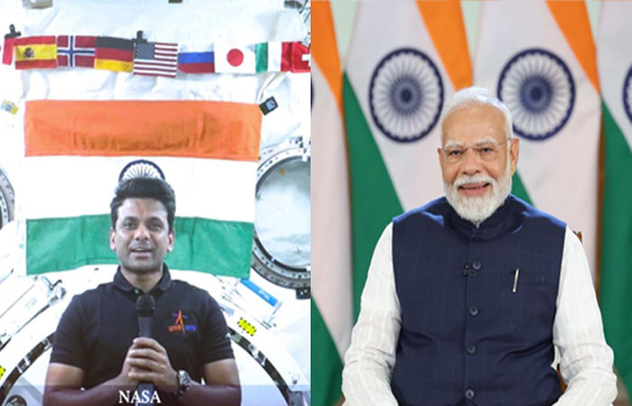 'અંતરિક્ષથી ભારત ખરેખર ભવ્ય દેખાય છે', વડાપ્રધાન મોદી સાથેની વાતચીતમાં બોલ્યા શુભાંશુ શુક્લા