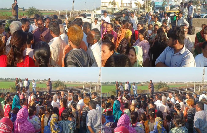 અમારી એક જ માંગ પુલીયું ચાલુ રહે...જામનગરમાં સાંઢીયા પુલ નજીક સંખ્યાબંધ પરિવારની મહિલાઓ રસ્તા પર ઉતર્યા