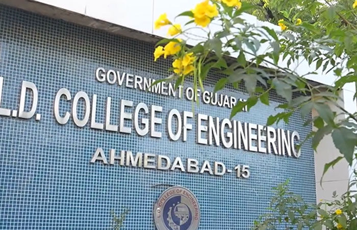 L D Engineering College makes helmets compulsory for students, staff
