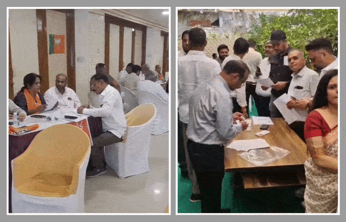 અમદાવાદમાં ભાજપની સેન્સ પ્રક્રિયાનો પ્રારંભ, શહેર પ્રમુખની ઉપસ્થિતિમાં દાવેદારોનો જમાવડો