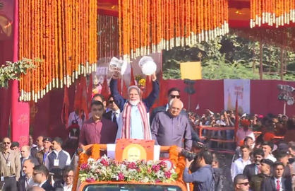 Somnath Swabhiman Parv: PM Modi participates in ‘Shaurya Yatra’, witnesses cultural performances
