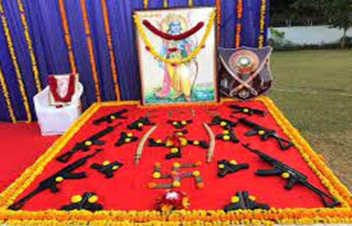 આજે સૌરાષ્ટ્રમાં શસ્ત્રપૂજન, રાજકોટ, જામનગર સહિત સ્થળે રાવણ દહન થશે