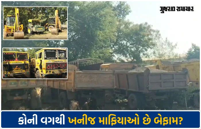 અમરેલીમાં ખનીજ માફિયા બેફામ: શેત્રુંજી નદીમાંથી લાખોનો મુદ્દામાલ જપ્ત, પણ 'આરોપીઓ' ફરાર!