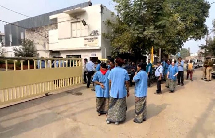 રણોલી જીઆઇડીસીની ઇન્ડિયન એન્જિનિયરિંગ કંપનીમાં ભીષણ આગથી ભાગદોડ
