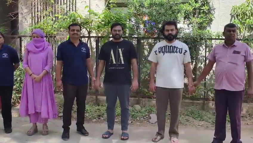 ૪૧ કરોડના જમીન છેતરપિંડી કેસમાં  પતિ પત્ની સહિત ત્રણની ધરપકડ