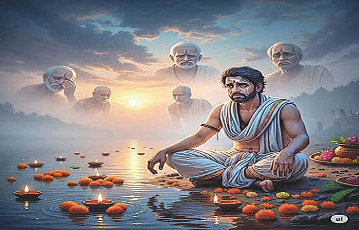 આત્માનું પ્રેત, પિતૃ અને દેવ યોનિમાં ગમન