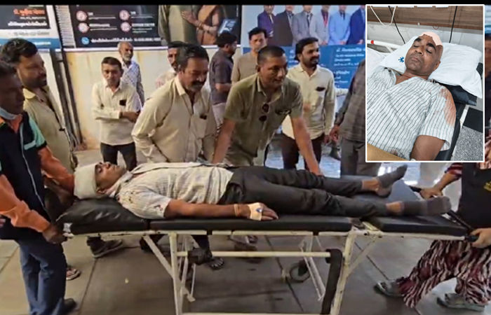 દામનગરમાં ધારાસભ્યની હાજરીમાં મહામંત્રી પર ભાજપ આગેવાન દ્વારા જ જીવલેણ હુમલો