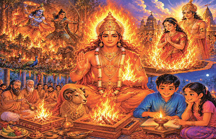 Agni Dev The God of Fire and Transformation