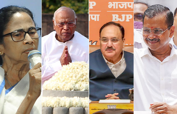 પેટાચૂંટણીના પરિણામ: ભાજપને ઝટકો, AAPએ 2, કોંગ્રેસ-TMC એ એક-એક બેઠક પર મારી બાજી