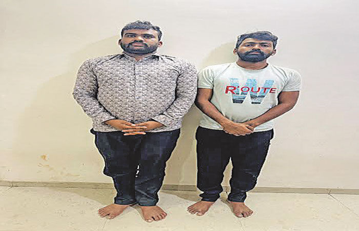 ડોમ સ્ટ્રક્ચરના લોખંડના સામાનની ચોરી કરનાર 2 આરોપી ઝડપાયા