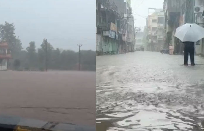 ડાંગના વઘઈમાં મેઘરાજાની ધમાકેદાર ઇનિંગ, 4 કલાકમાં 6 ઇંચ વરસાદ, નદીઓમાં ઘોડાપૂર