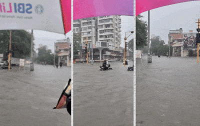 VIDEO: સુરતમાં આભ ફાટ્યું, 6 કલાકમાં 7 ઈંચથી વધુ વરસાદ, જ્યાં જુઓ ત્યાં પાણી જ પાણી