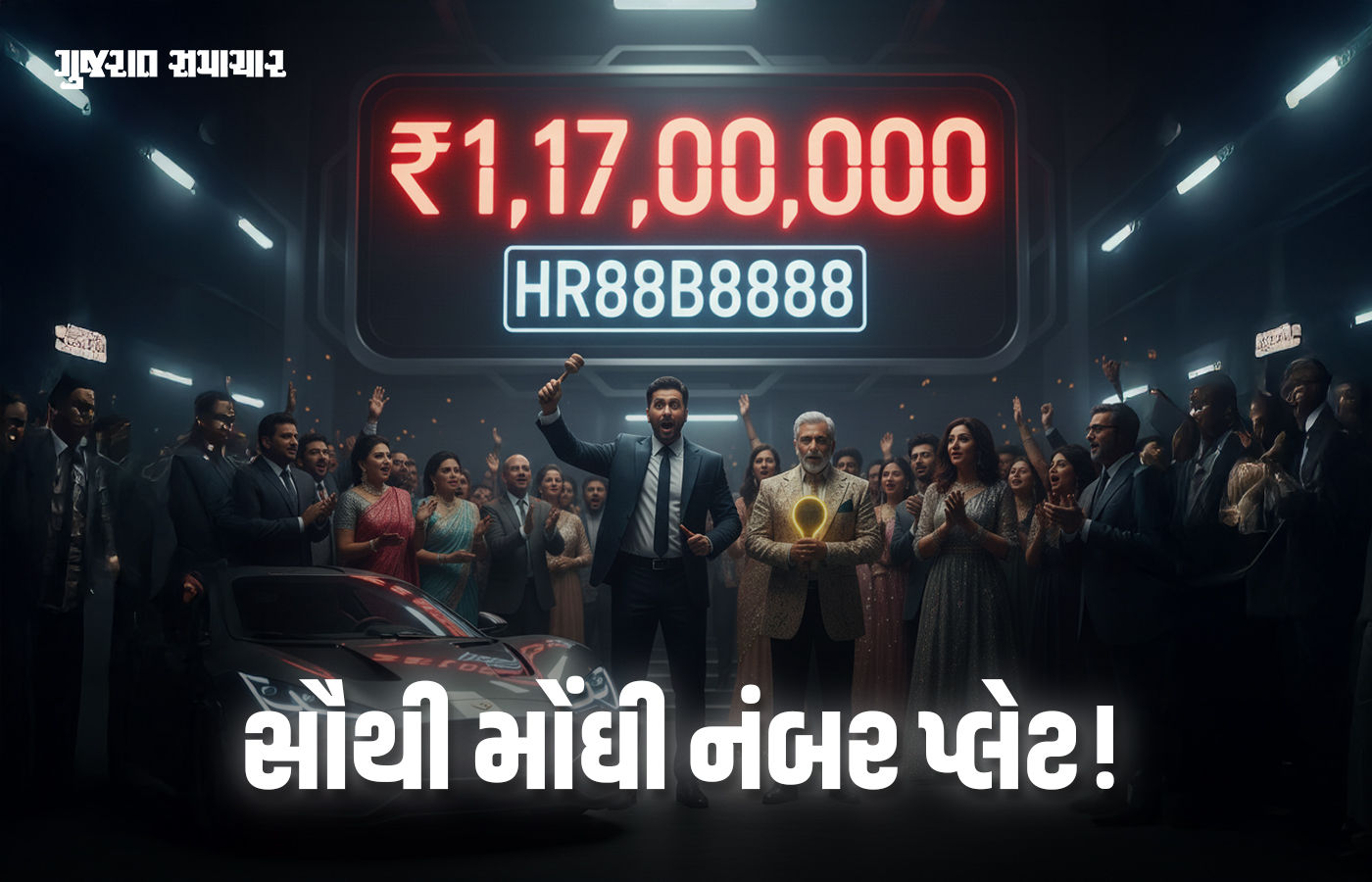 1.17 કરોડ રૂપિયામાં વેચાઈ આ નંબર પ્લેટ, ખરીદારની ઓળખ હજુ જાહેર ન થઇ, જાણો કયો છે નંબર?