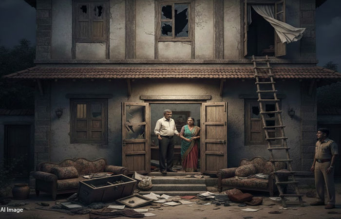 કાલાવડ તાલુકાના બાંગા ગામમાં એક વેપારીના બંધ મકાનને નિશાન બનાવતા તસ્કરો: 42,500ની માલ મત્તાની ચોરી